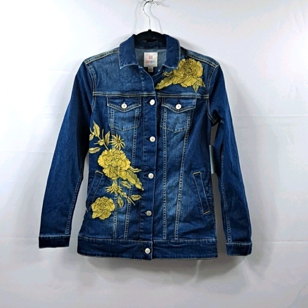 Lula roe jean jacket NWT